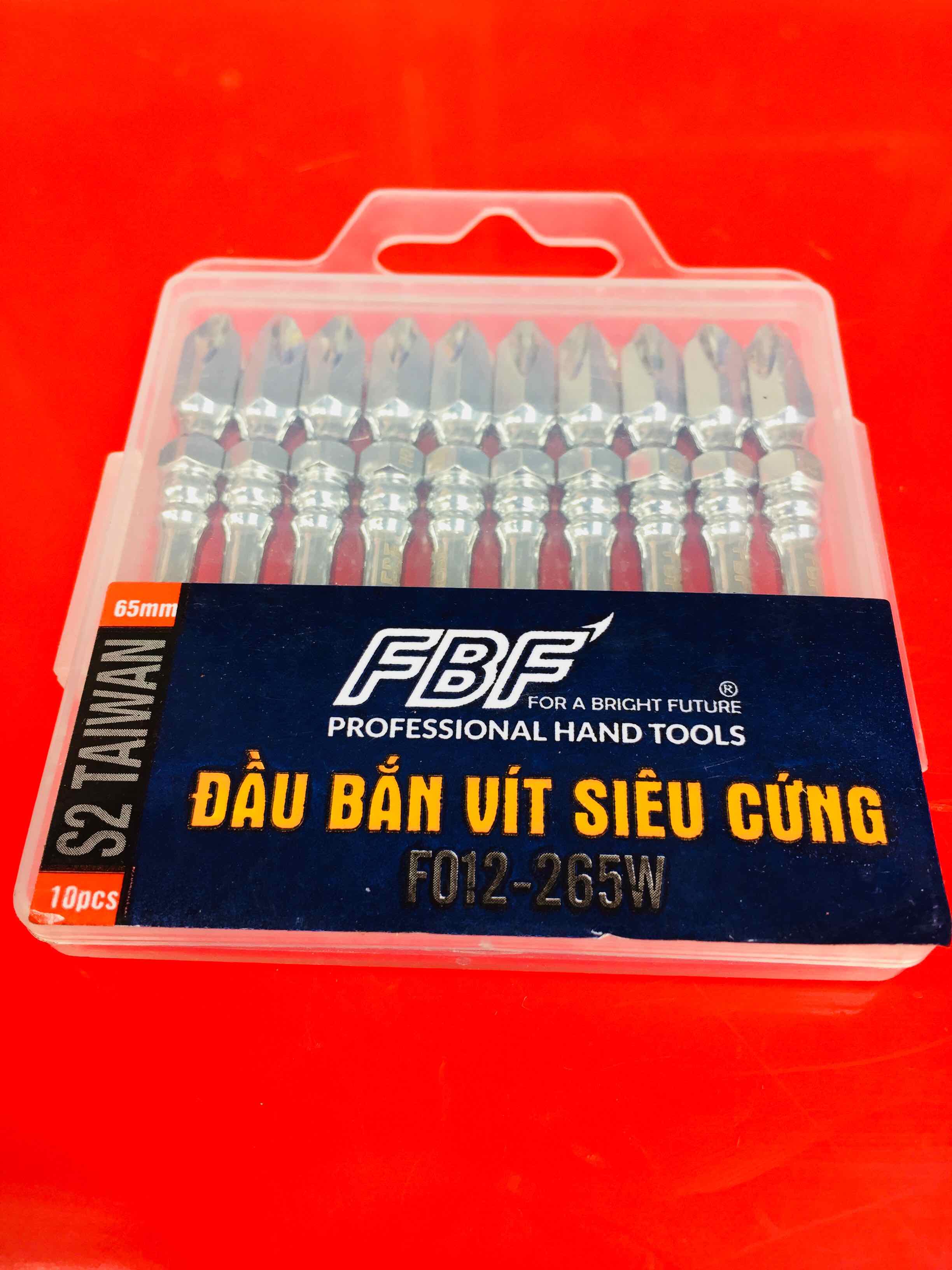 20 mũi bắn vít siêu cứng màu nâu fbf cao cấp - đầu bắn vít 265w fbf