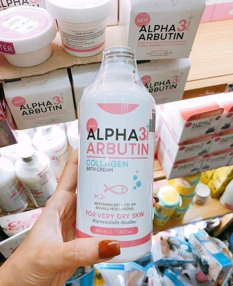 Sữa tắm trắng da ALPHA ARBUTIN 3 PLUS+ Thái Lan