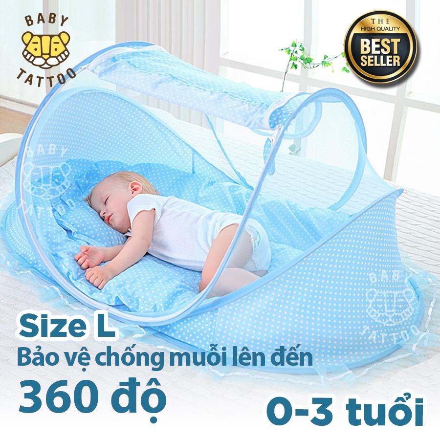 [HCM]Mùng lưới chống muỗi cho bé Mùng che để sàn cho bé Mùng kiểu lắp ráp Mùng kiểu Mông Cổ có thể tháo ráp thích hợp cho bé ngủ trưa