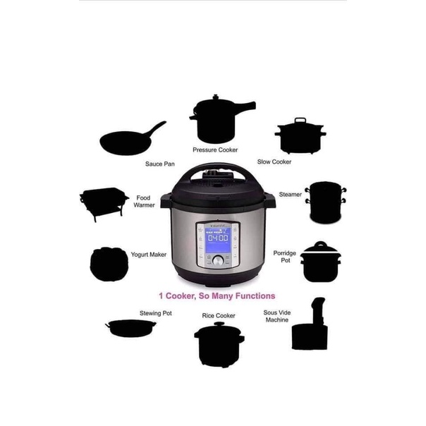 Nồi áp suất điện đa năng instant pot duo evo plus 10in1 6qt