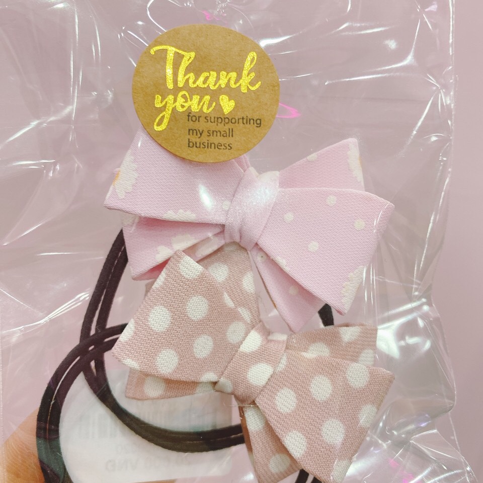 Cột tóc nơ set 2 cái