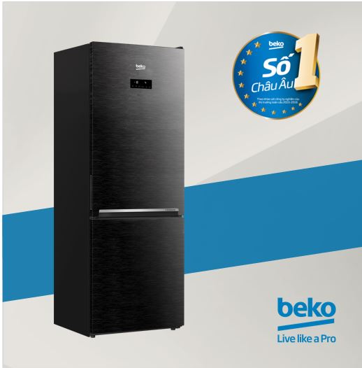 [Trả góp 0%]Tủ lạnh Beko Inverter RCNT340E50VZWB - công nghệ NeoFrost hai dàn lạnh độc lập - 323L - Làm đá nhanh chỉ 60 phút - Hàng chính hãng bảo hành 2 năm
