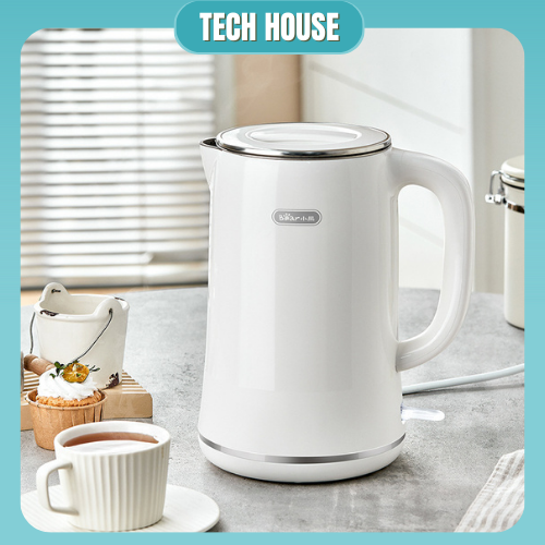 Bình siêu tốc bear zdh-d17 bằng thép không gỉ 304 dung tích 1.7 lít