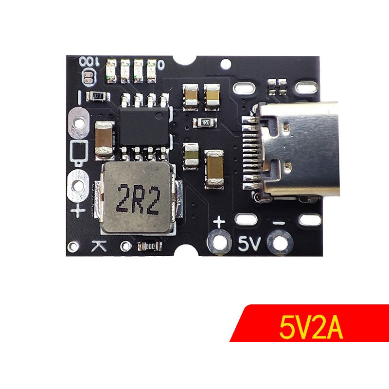 Mạch sạc pin 18650 lithium tăng áp cổng usb type c 5v 2a diy