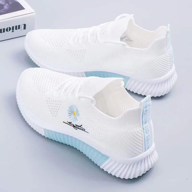 Giày sneaker thể thao nữ hàn quốc buộc dây đế 3.5cm êm chân thoáng khí siêu nhẹ phù hợp đi bộ, đi chơi, đi tập A99 V393