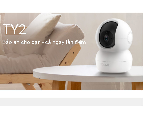 Camera ip wifi không dây ezviz cs-ty2-b0-1g2wf – camera wifi quay quét thông minh