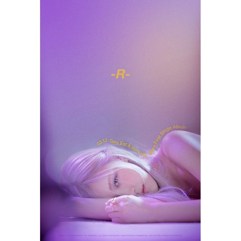 Rosé 1st single album - "-r-" (photobook ver.