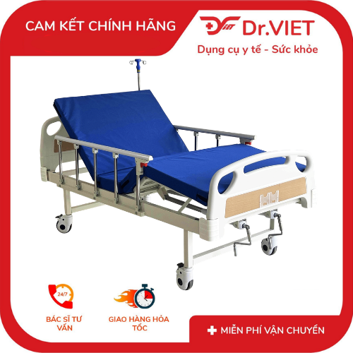 Giường y tế 2 tay quay GBM-093A