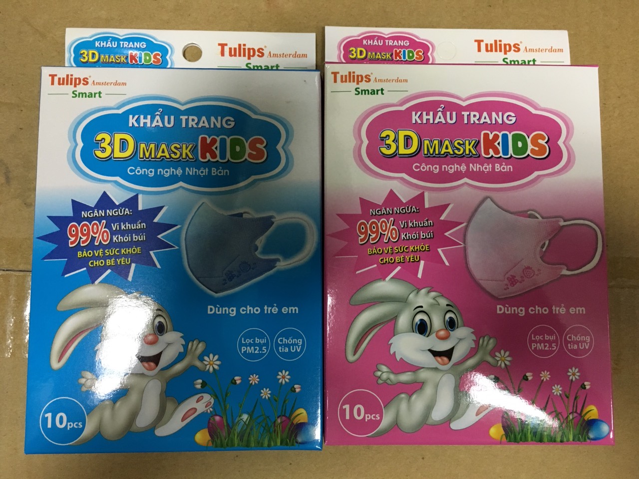 Khẩu trang 3D kids dành cho trẻ em