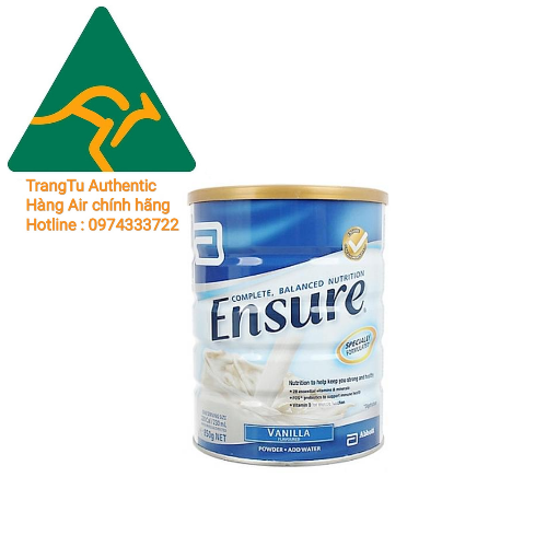 Sữa Ensure Úc 850gr Úc chính hãng