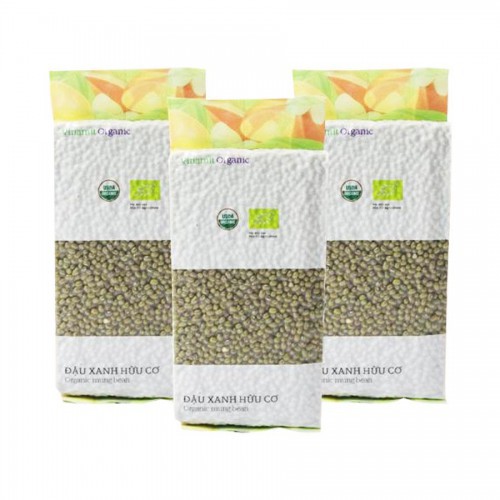 Đậu xanh hữu cơ vinamit 1kg