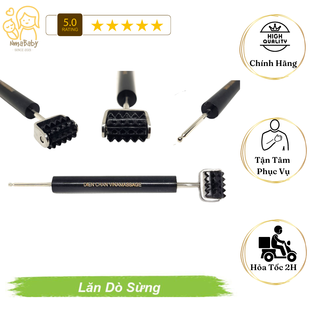 Lăn dò sừng - dụng cụ diện chẩn chăm sóc sức khỏe - hãng vinamassage