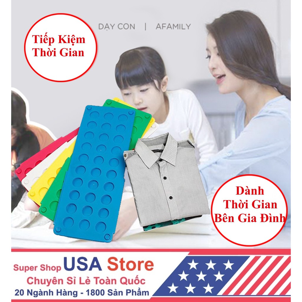 Dụng Cụ Gấp Quần Áo Thông Minh - Siêu Tốc Nhanh Gấp 3 Lần