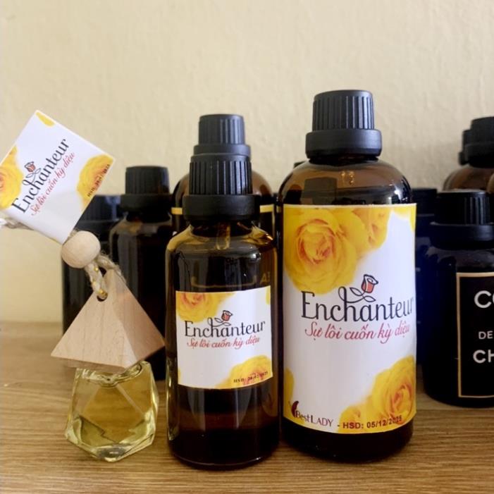 Tinh dầu enchanteur nguyên chất 100% xông phòng , spa, khách sạn, thơm oto,... | tinh dầu hoa linh