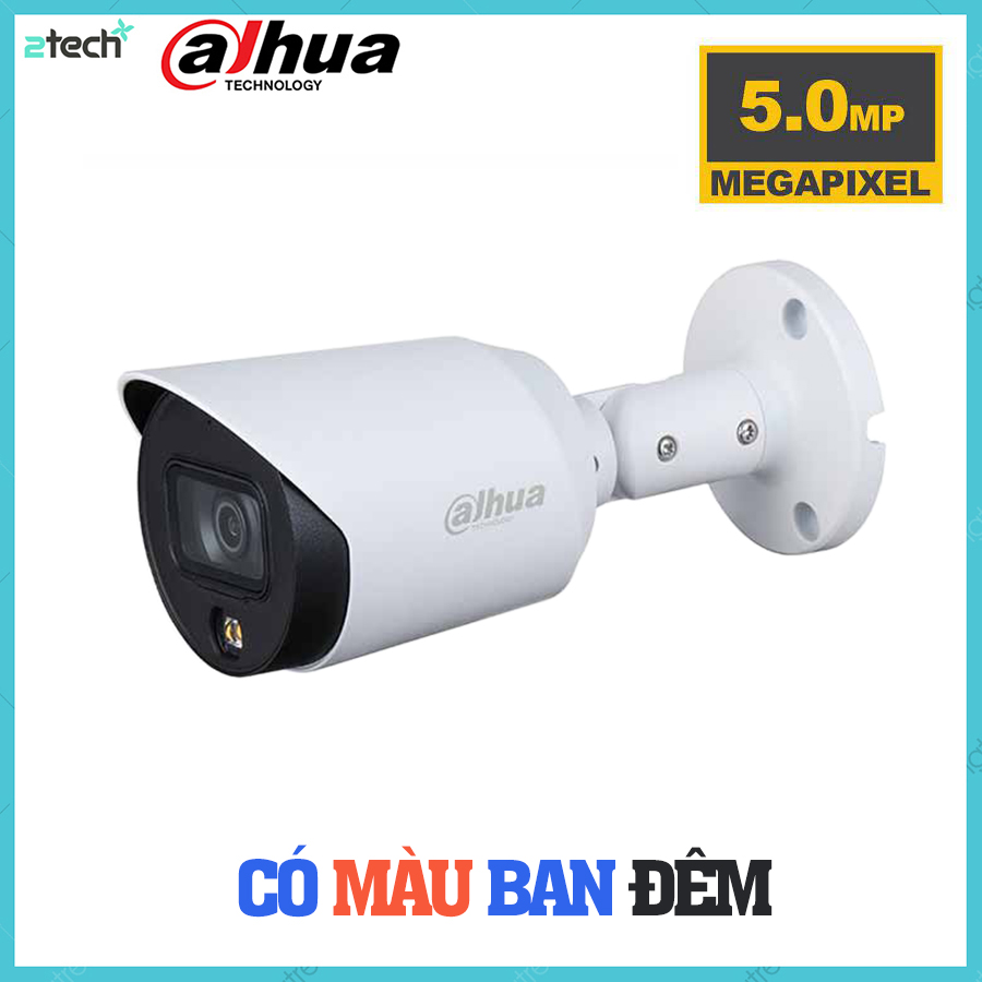 Camera hdcvi 5mp full color dahua dh-hac-hfw1509tp-led