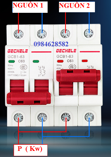 MCB đảo chiều - 63A