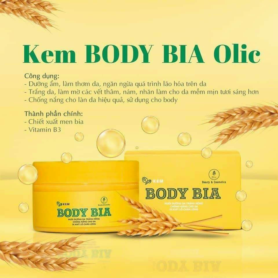 Kem Body Men Bia Olic(hàng cty)