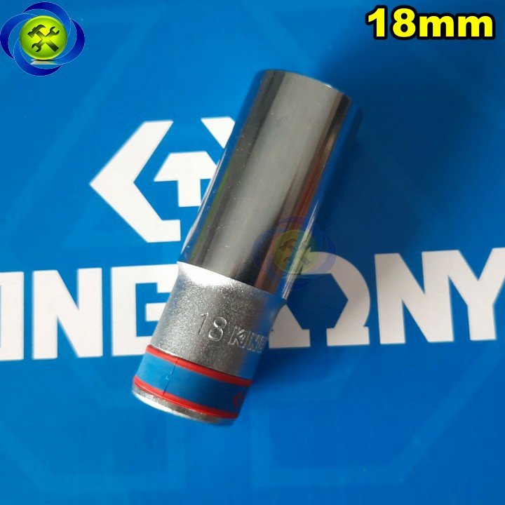 Tuýp trắng dài 18mm kingtony 423518m 1/2 loại 6 cạnh