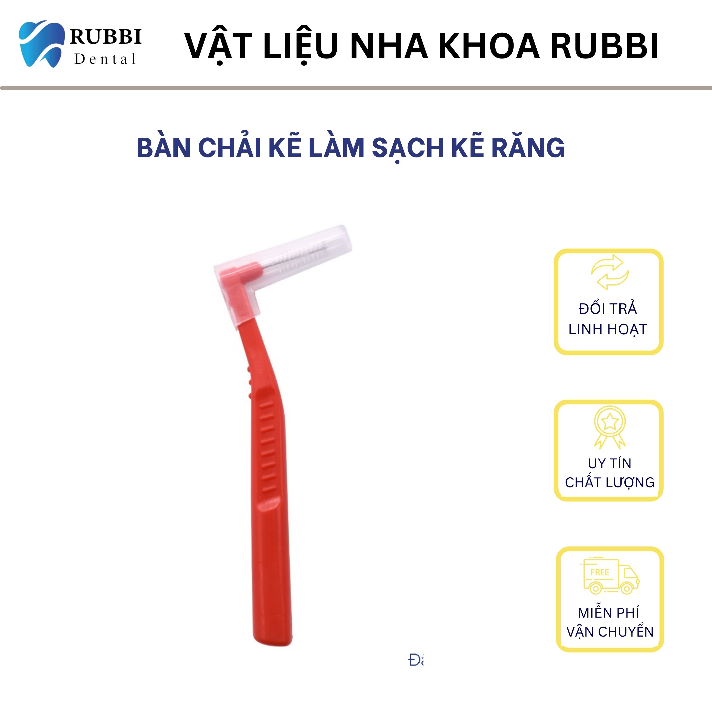 Bàn chải kẽ răng làm sạch khe răng niềng, chuyên dùng cho người niềng răng
