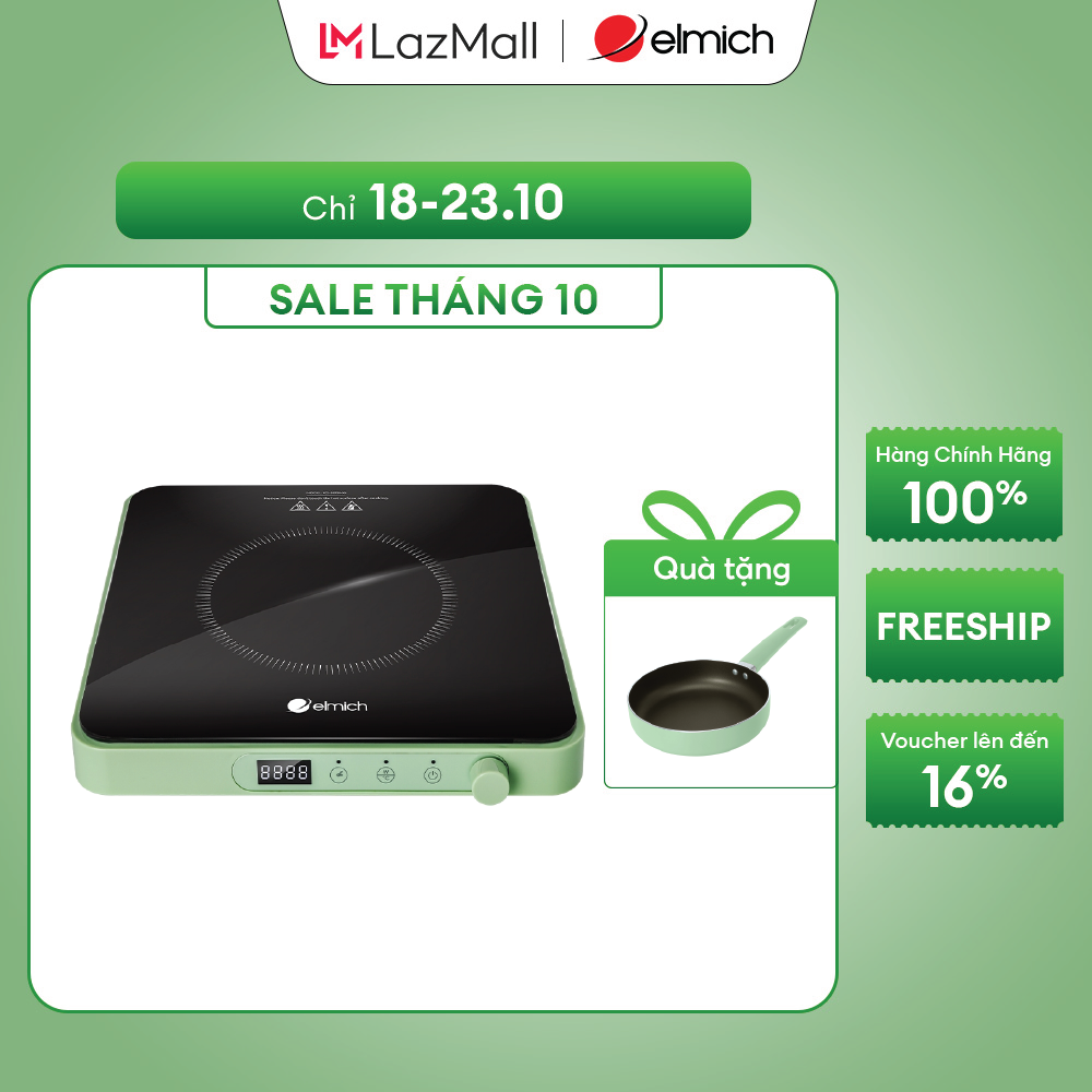 (Sale giữ chuỗi- Chỉ 01-10.11)Bếp điện từ Elmich ICE 3879