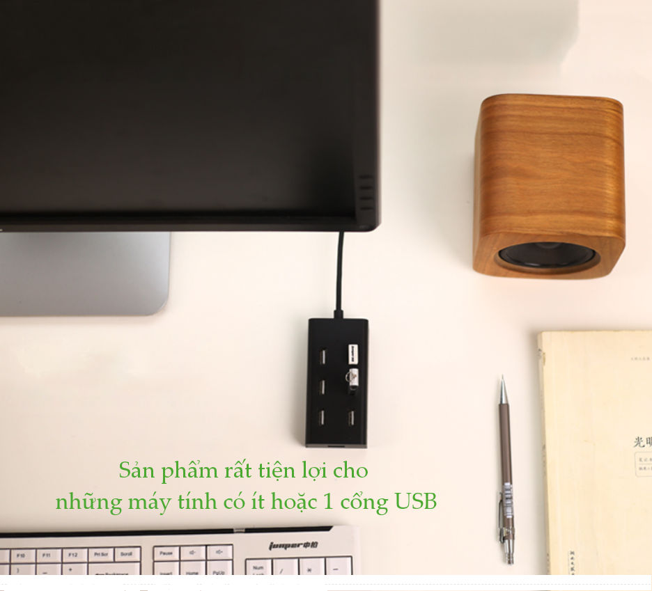 Bộ chia USB 2.0 ra 7 cổng, hỗ trợ mở rộng cổng USB 2.0 cho máy tính, laptop, dài 1m UGREEN CR133 30374 Bộ chia USB 2.0 ra 7 cổng, hỗ trợ mở rộng cổng USB 2.0 cho máy tính, laptop, dài 1m UGREEN CR133 30374