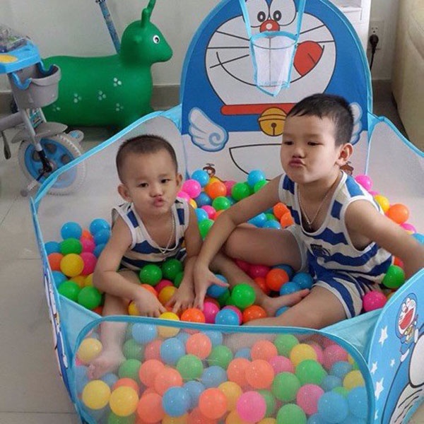 Lều bóng rổ kèm 100 bóng cho bé yêu đủ mầu