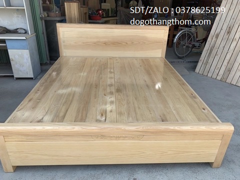 giường gỗ sồi 1m6,1m8x2m rác phản gỗ sồi nga