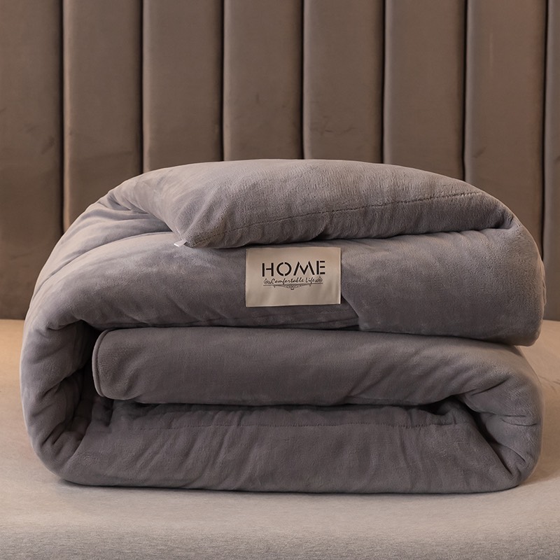 Chăn lông thỏ Home siêu ấm cho mùa đông - hàng cao cấp nặng 4kg, kích thước 2m2m2