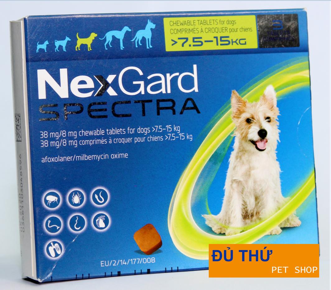 Viên nhai NexGard Spectra for Dogs (>7.5-15 kg)
