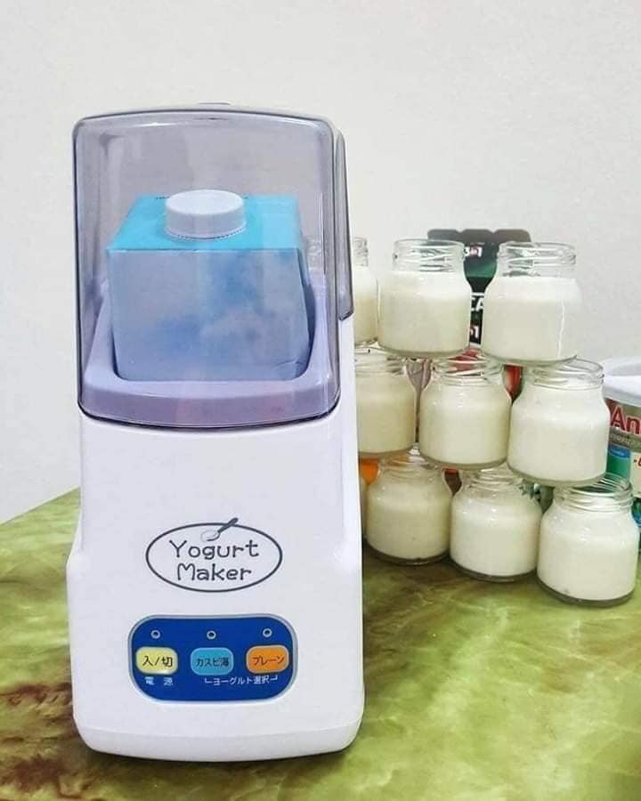 Máy làm sữa chua thông minh nhật bản yogurt maker không cần tốn công ủ sữa có 2 nấc dùng làm sữa chua hoặc sữa chua uống