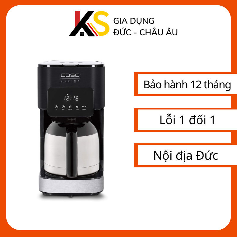 Máy pha cafe caso coffee taste & style thermo-máy pha cà phê bột tự động tại nhà cao cấp