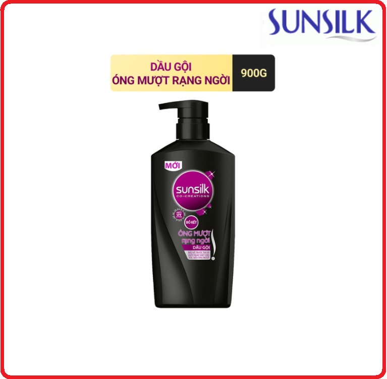 Dầu gội sunsilk óng mượt rạng ngời chai 900g