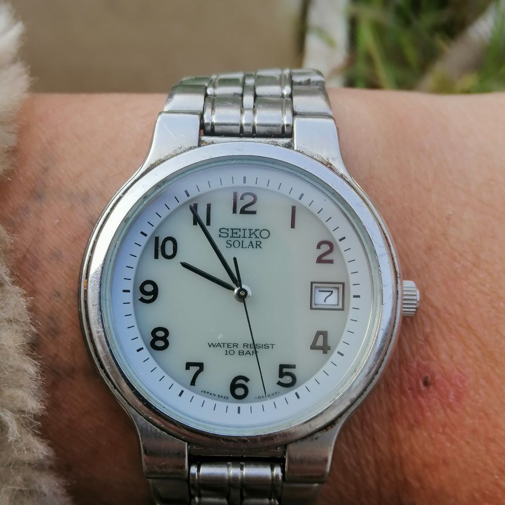 Đồng hồ năng lượng nam hiệu SEIKO Solar của Nhật