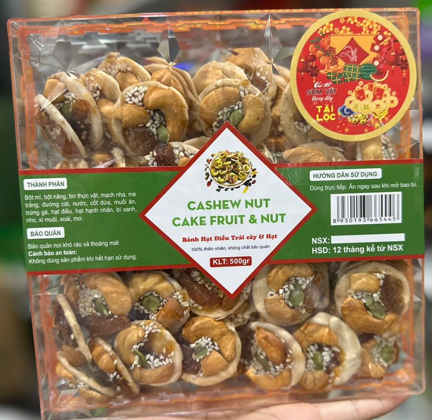 BÁNH ĐỒNG TIỀN MIX CÁC HẠT KHÔ DINH DƯỠNG : GIÒN BÉO - THƠM NGON, Ăn vặt ngon, Tốt cho sức khỏe (đồ ăn vặt)