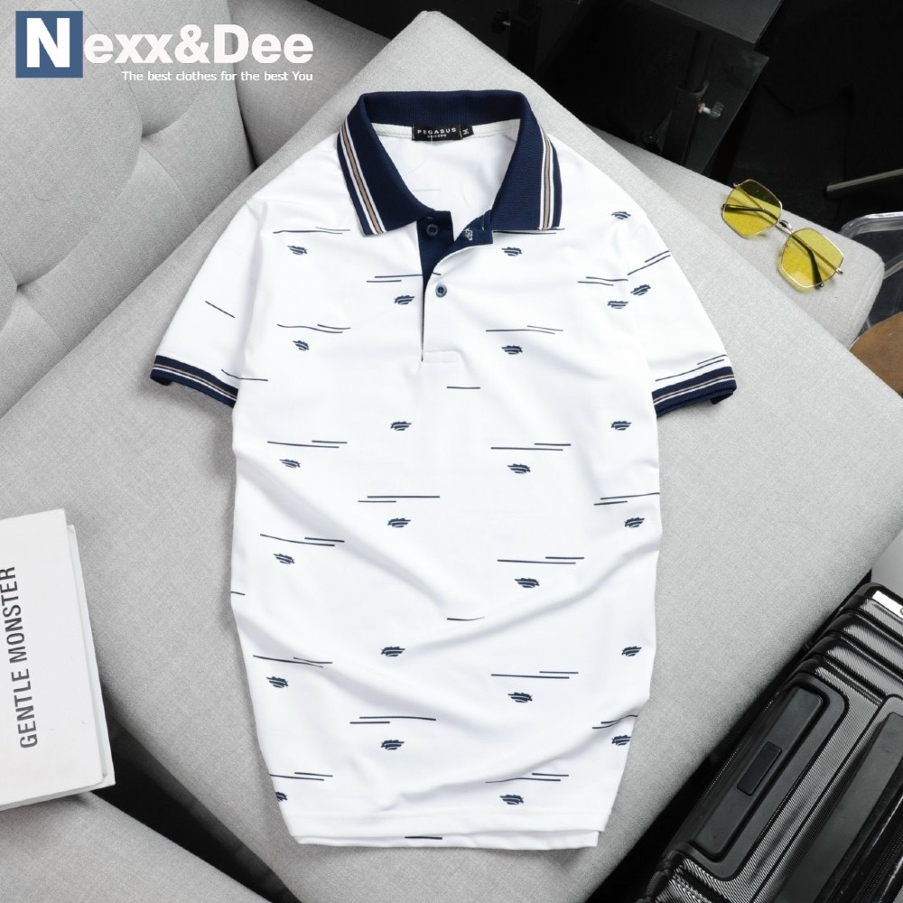 Áo thun polo nam trung niên vải cá sấu chấm bi có cổ bẻ big size 3xl nexx&dee pl20