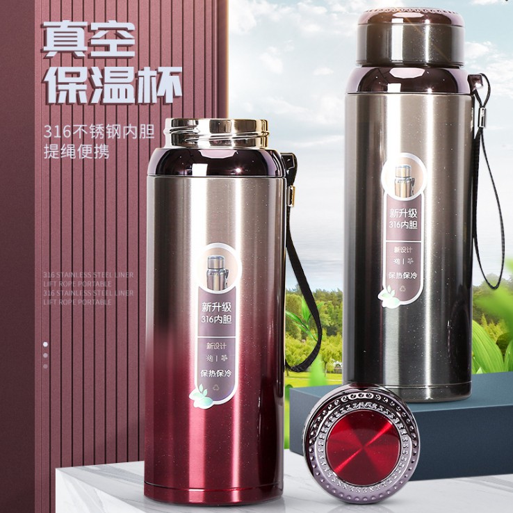 [HCM]Bình Giữ Nhiệt Sus 304 Dung Tích 800ml & 600ml Nắp Kim Cương