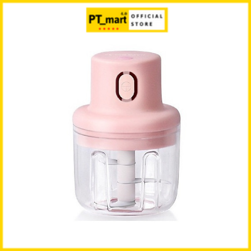 Máy xay tỏi ớt,máy xay thực phẩm mini bằng tay, máy xay đa năng, máy xay sinh tố cầm tay, máy xay thịt, máy chuẩn bị thực phẩmbằng tay, xay tỏi , ớt, gừng, thịt băm - PT_mart4.0