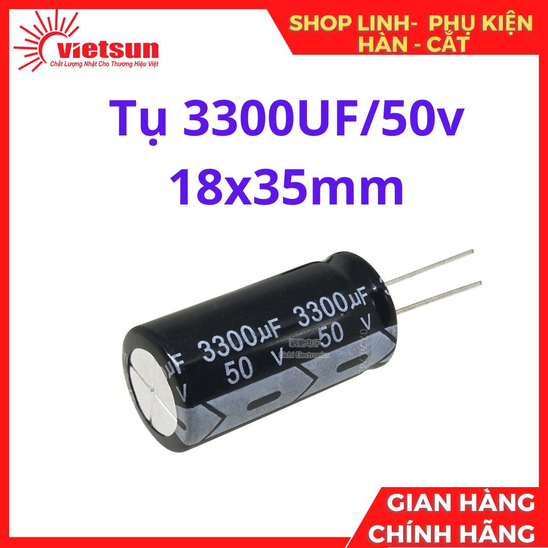 Tụ hóa 3300uf 50v