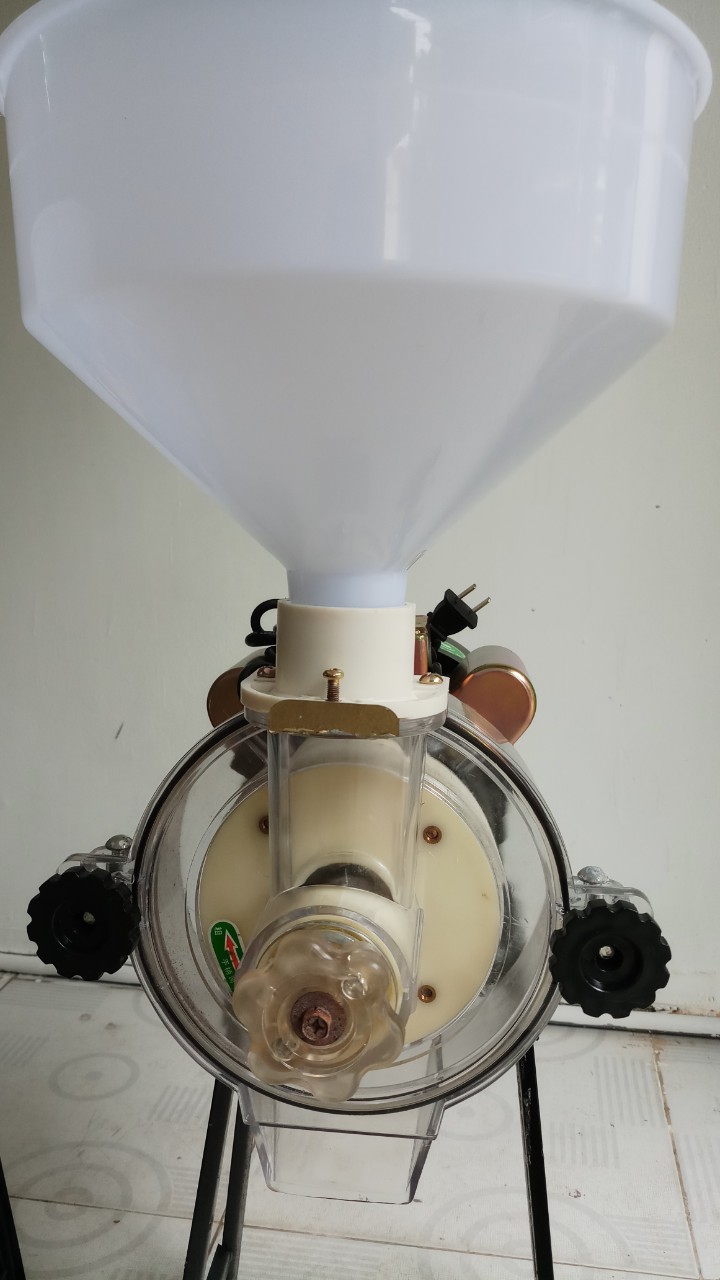 Máy xay bột gạo nước đầu máy MiKa- xay gạo làm bánh cuốn, bánh ướt