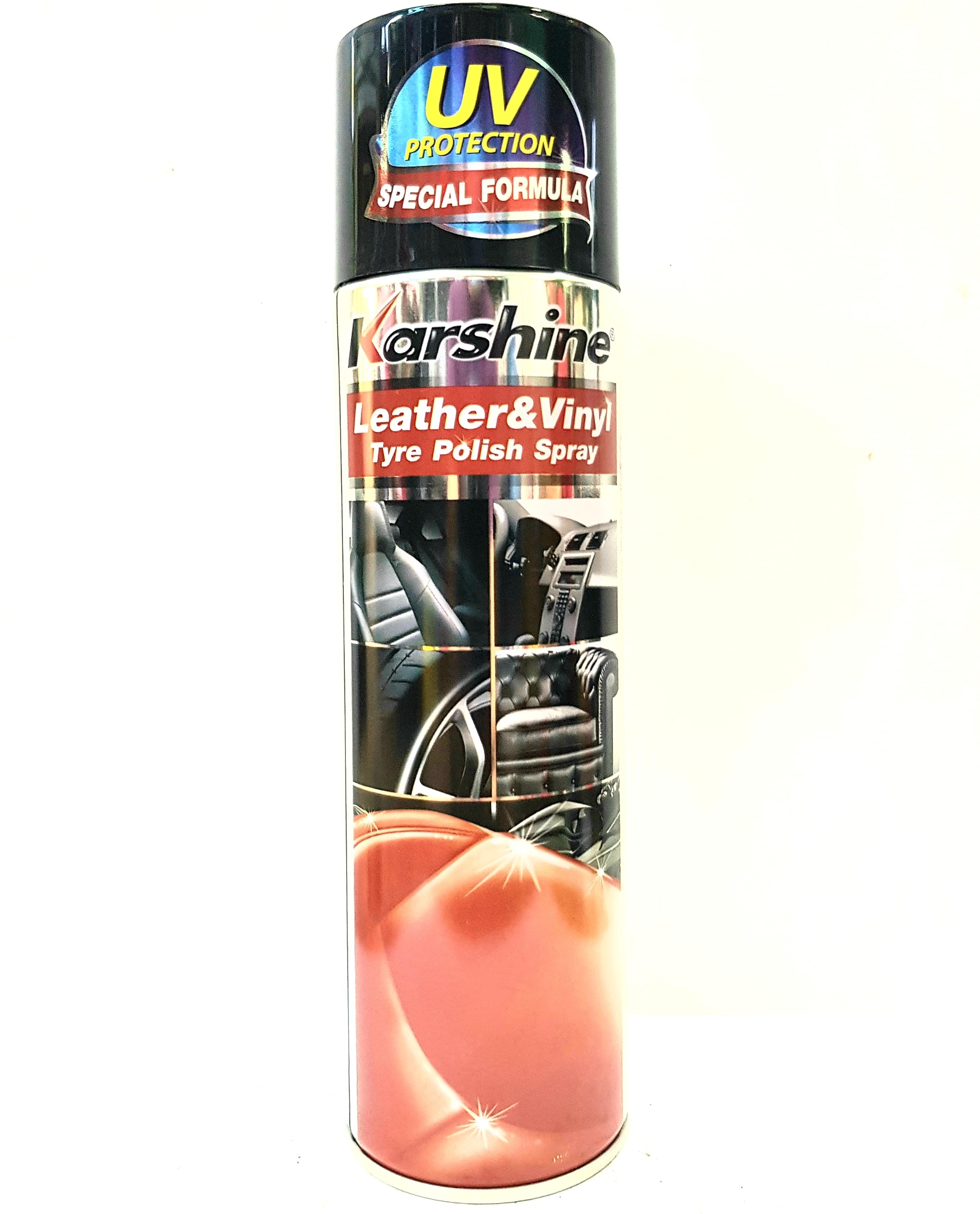 [HCM][Chai xịt đánh bóng da gỗ hương lài] Karshine leather vinyl 500ml tem đỏ