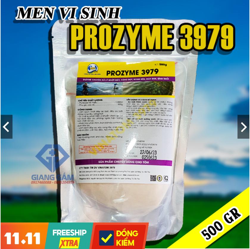 COMBO 5 GÓI PROZYME 3979-Men vi sinh nuôi tôm xử lí đáy ao tôm nuôi pozyme 3979