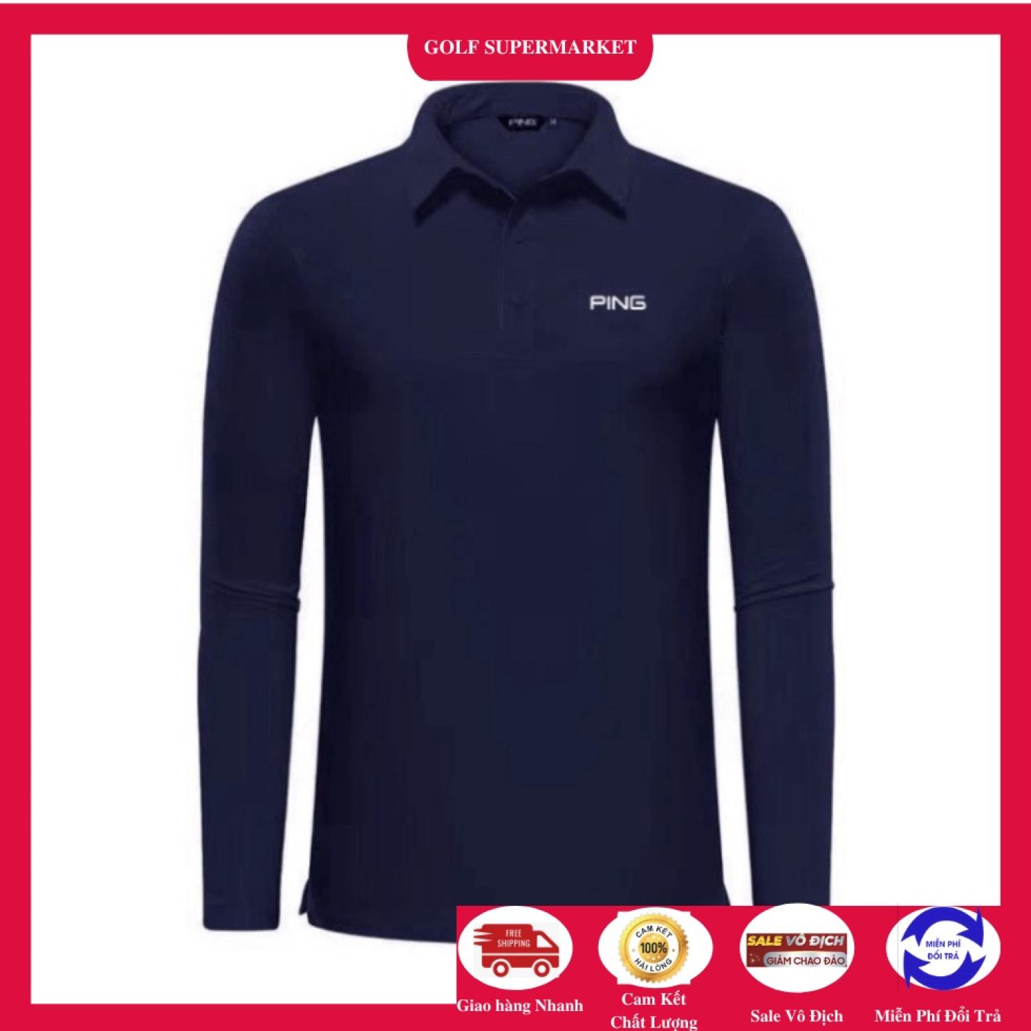 Áo golf nam, Áo dài tay golf PlNG