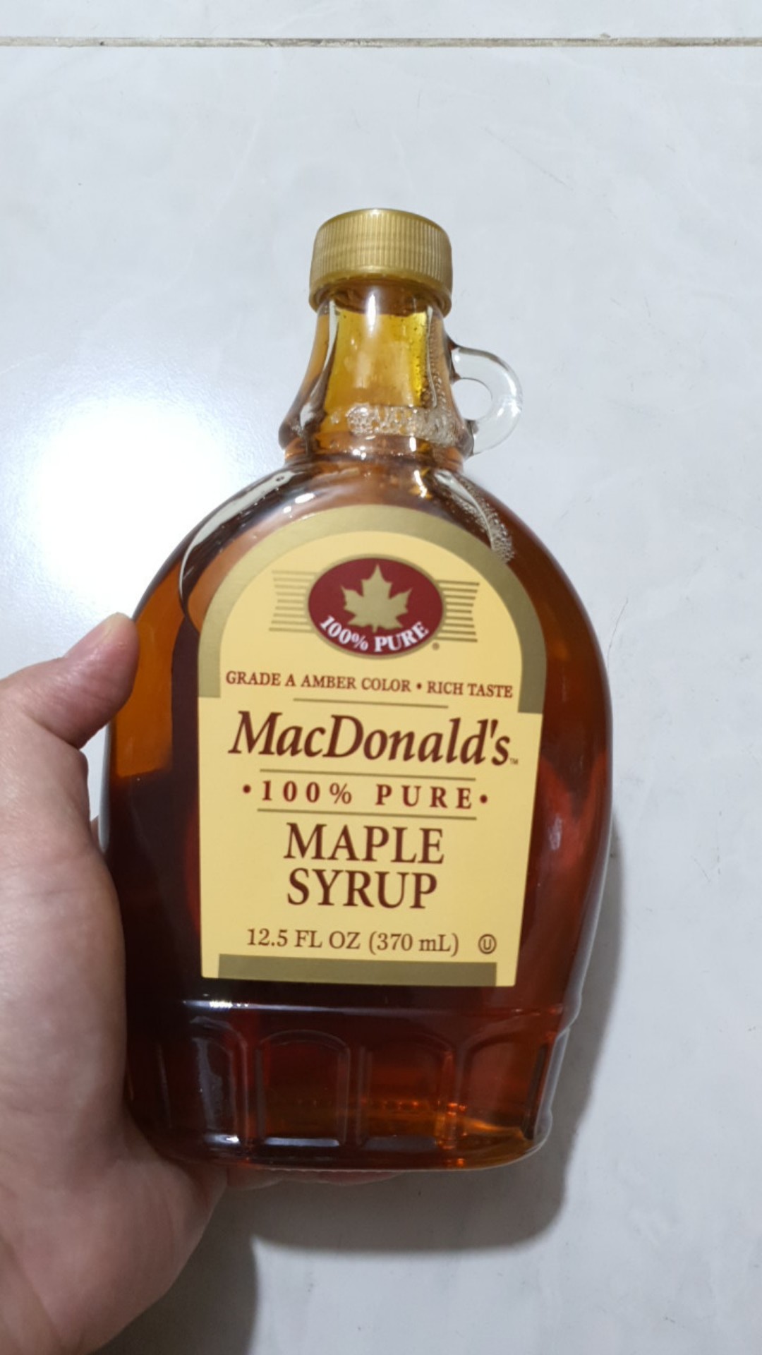 Siro lá phong macdonald's 100% pure maple syrup 370ml