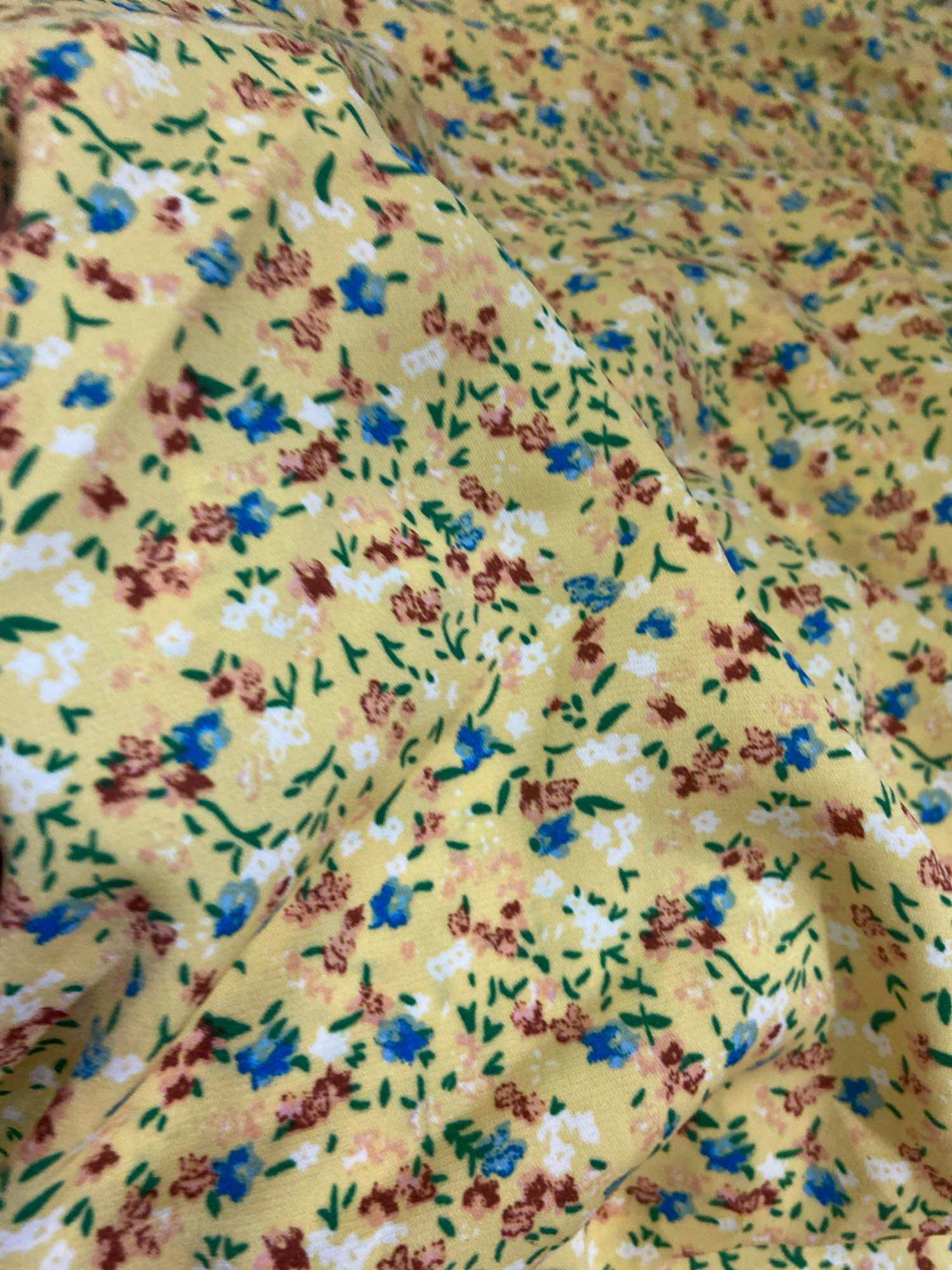 50cm x 1m4 vải lụa mango mịn mát co giản tập may cho bé