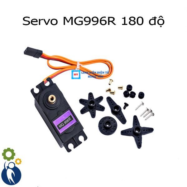 Servo mg996r 180 360 độ bánh răng kim loại