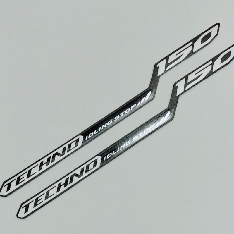 [GIÁ 1TEM] Tem decal dán chữ TECHNO IDLING STOP 150 cho xe Vario