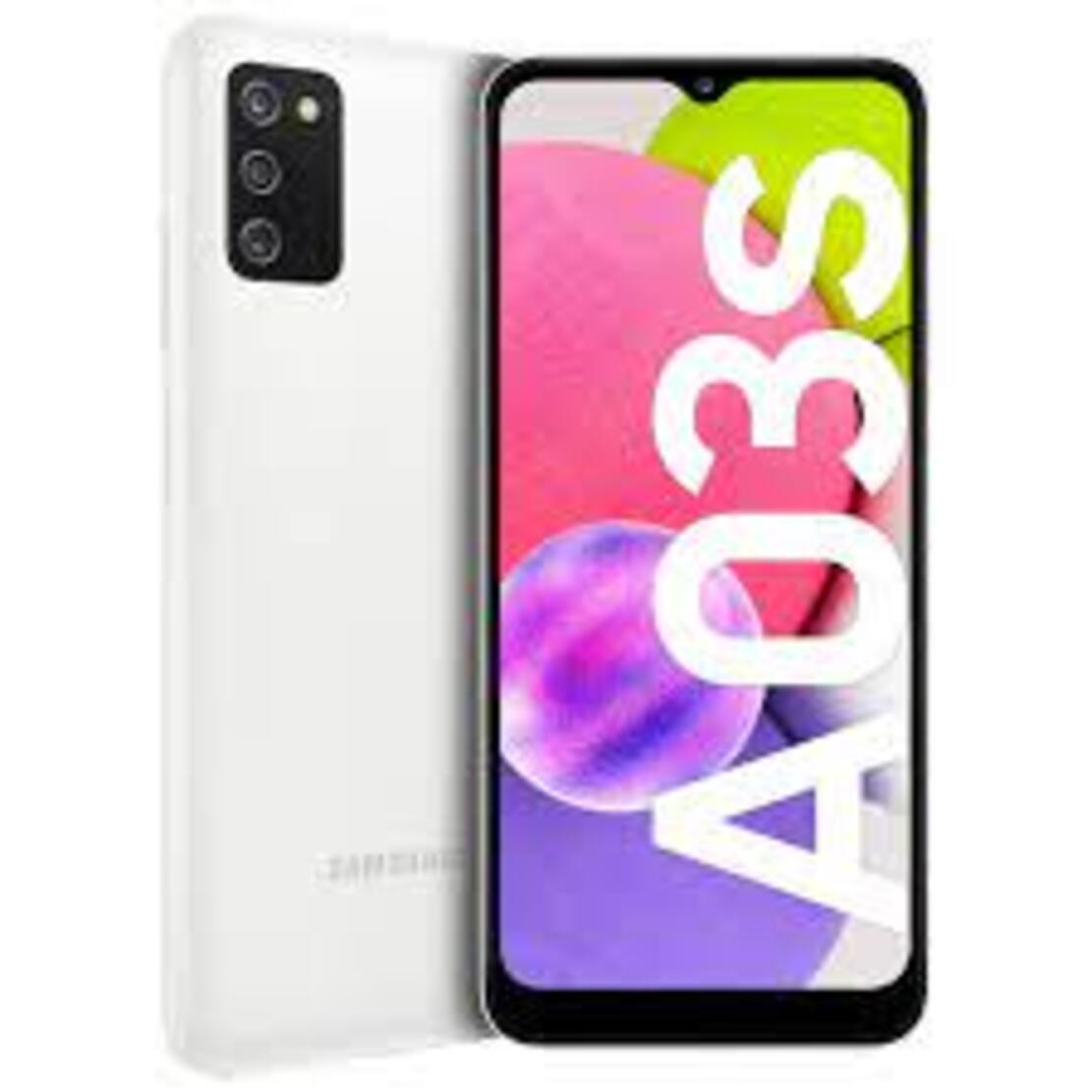 điện thoại Samsung Galaxy A03s 2sim ram 4G/64G Chính Hãng,  Màn hình: PLS LCD6.5"HD+, Camera sau: Chính 13 MP & Phụ 2 MP, 2 MP - Bảo hành 12 tháng- TN03