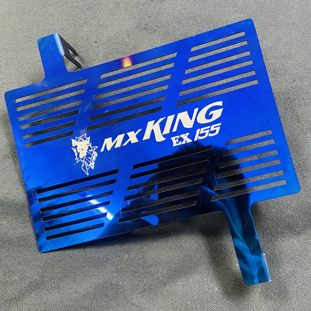 [CHUYÊN ĐỒ XE EXCITER 155] Che két nước INOX sáng bóng gắn xe EXCITER 155 gắn như zin theo xe, mẫu mã độc đáo (màu XANH TÍM)