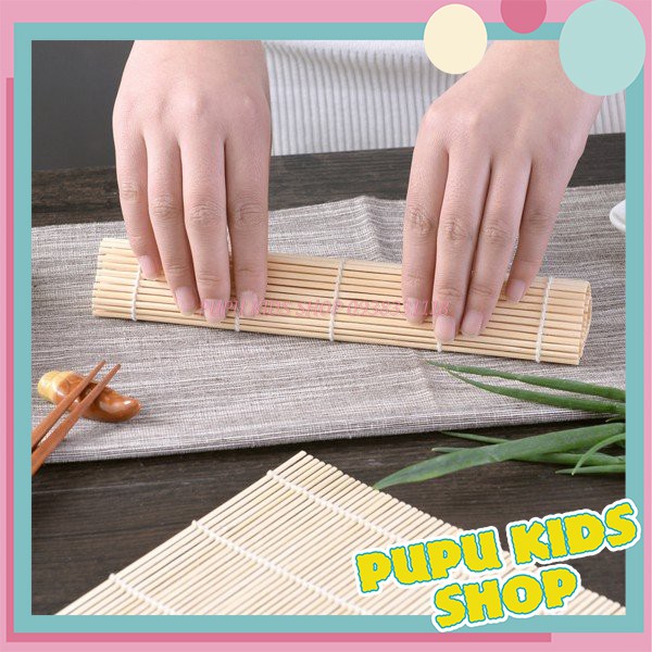 Mành Tre Cuộn Cơm Rong Biển Kimbap, Cuốn Sushi, Cuộn Cơm Cho Bé Ăn Dặm PUPU KIDS SHOP