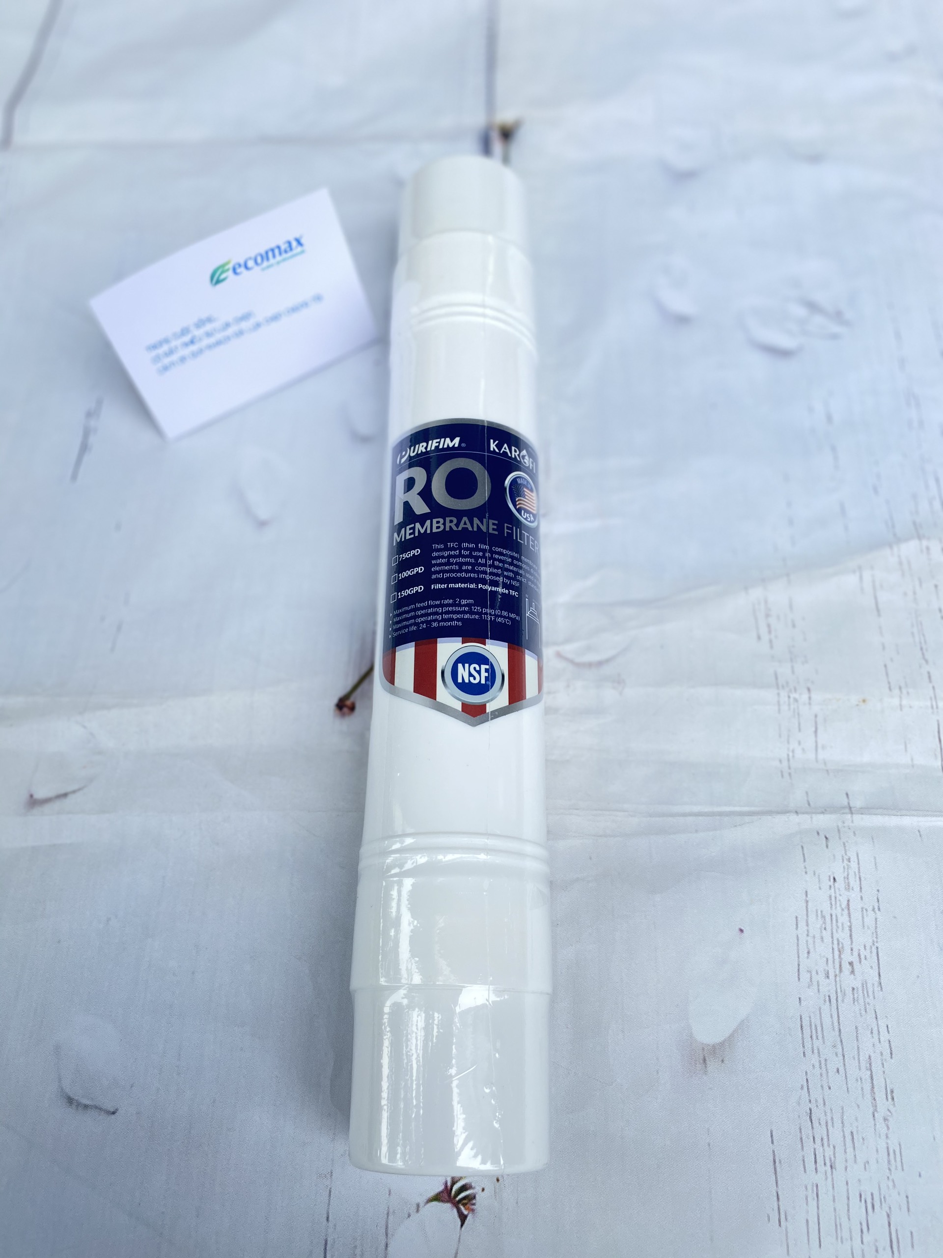 lõi lọc nước ro karofi , màng lọc nước ro karofi , màng ro karofi đúc liền